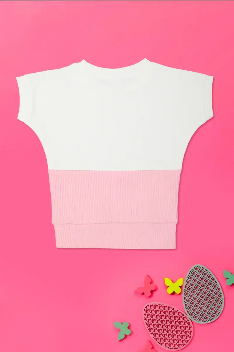 Baby Girl's Corduroy Printed Top - Baby Pink - View 2