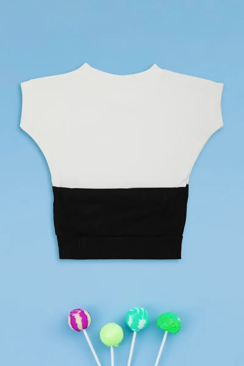 Baby Girl's Corduroy Printed Top - Black - View 5