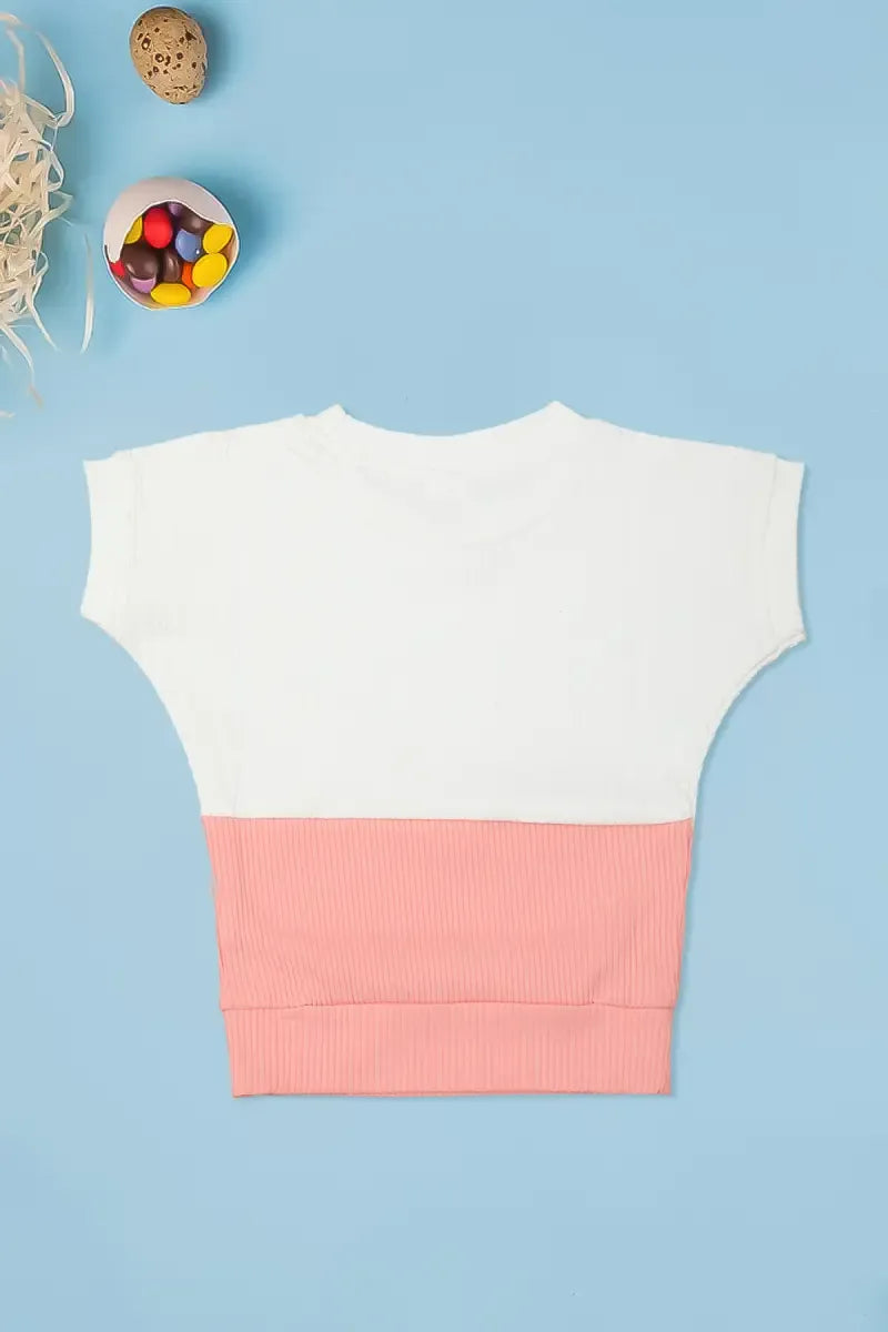 Baby Girl's Corduroy Printed Top - Peach - View 23