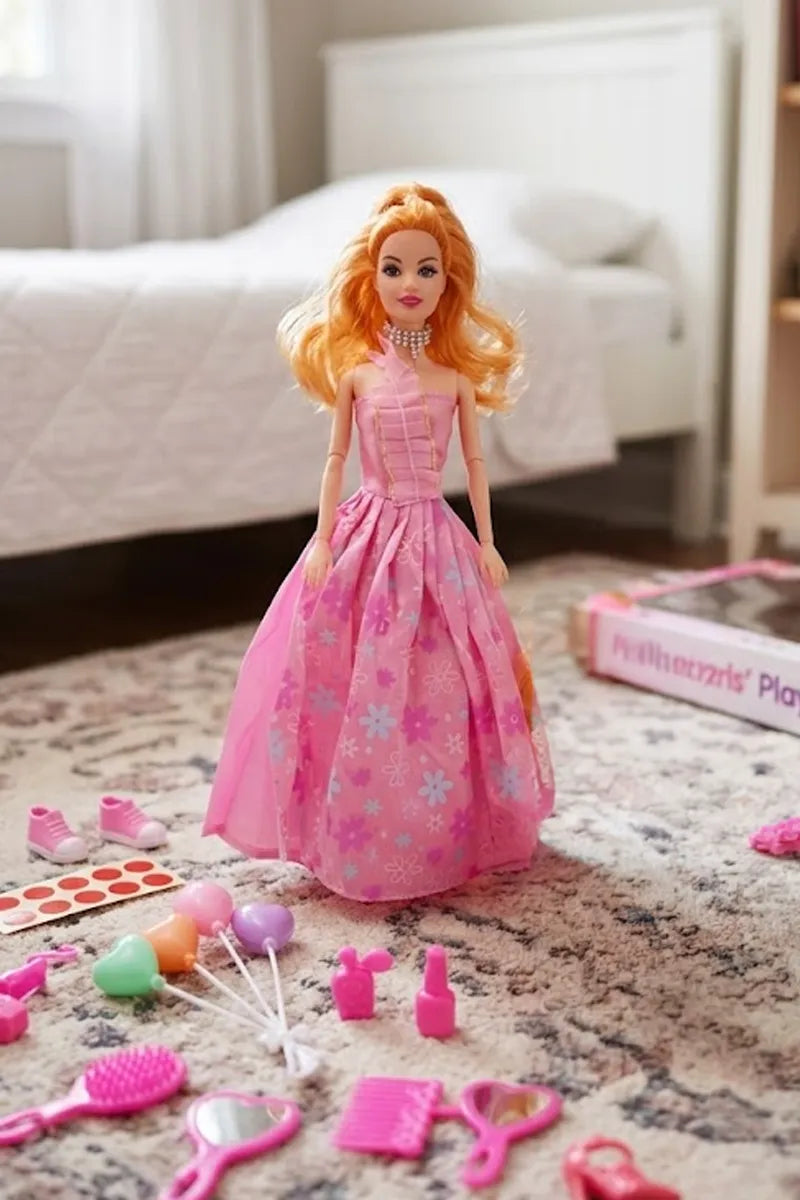 Beauty Angel Barbie Doll Set