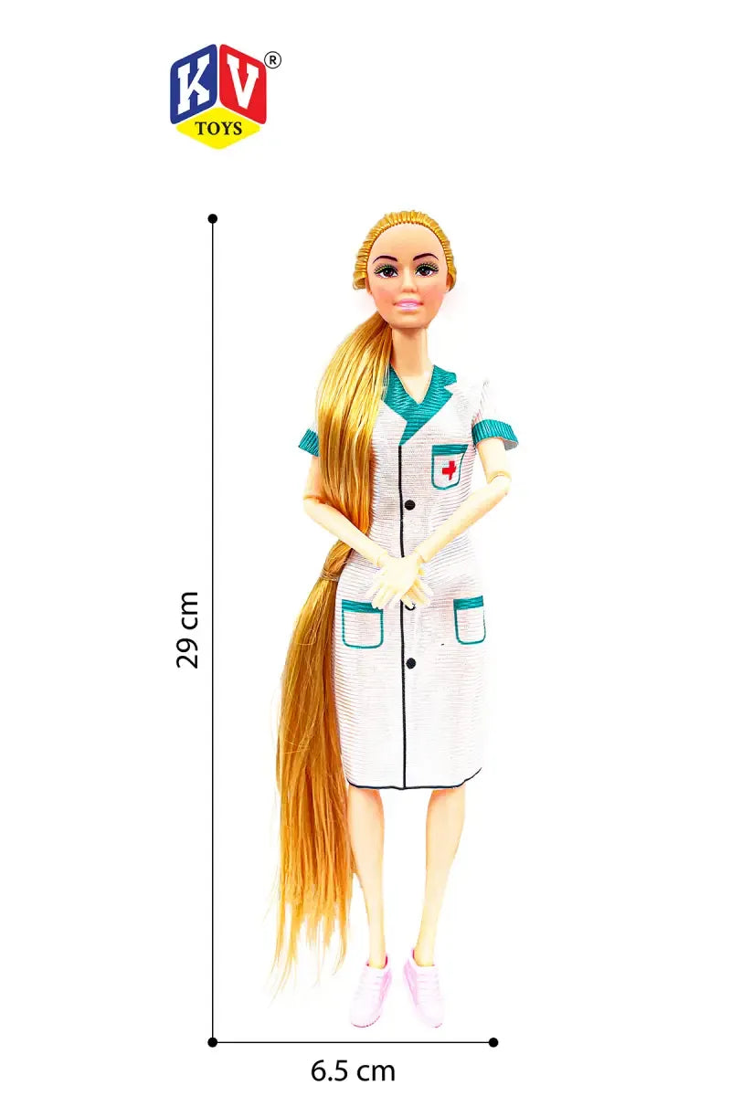 Alia Nurse Style Barbie Hospital Set