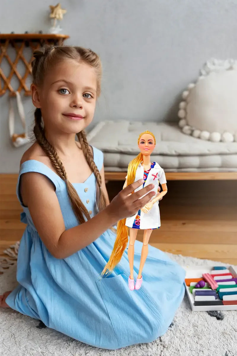 Alia Nurse Style Barbie Hospital Set