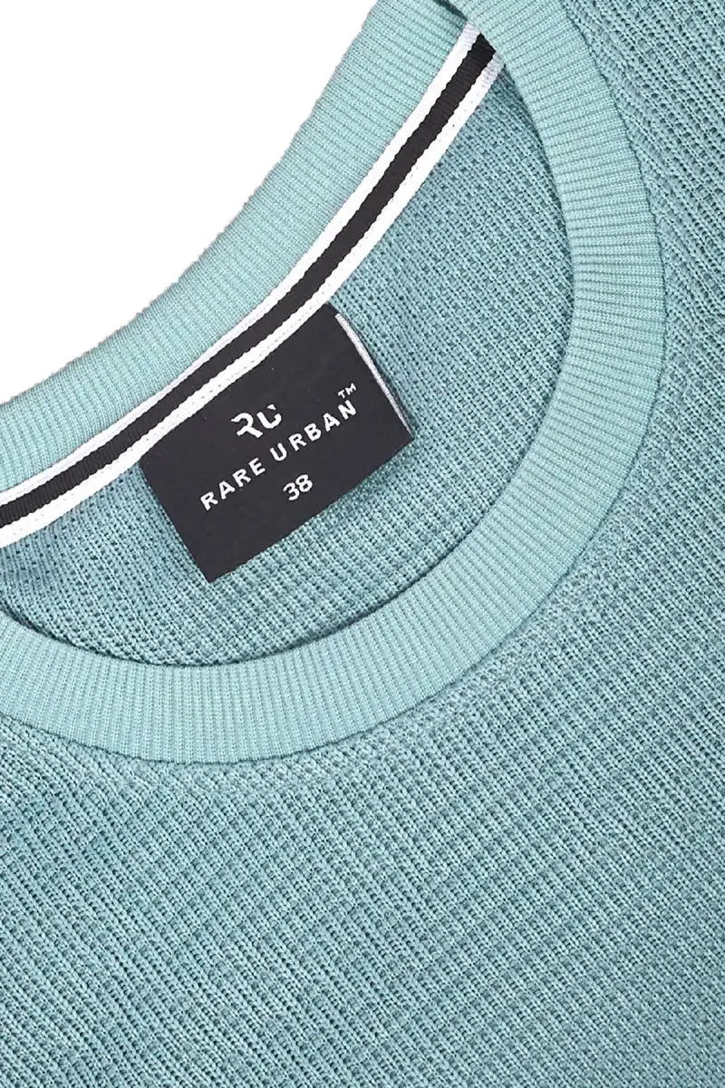 Cotton Blend Self Design Sweatshirts for Men