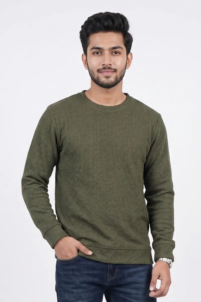 Cotton Regular Fit Sweatshirt for Men