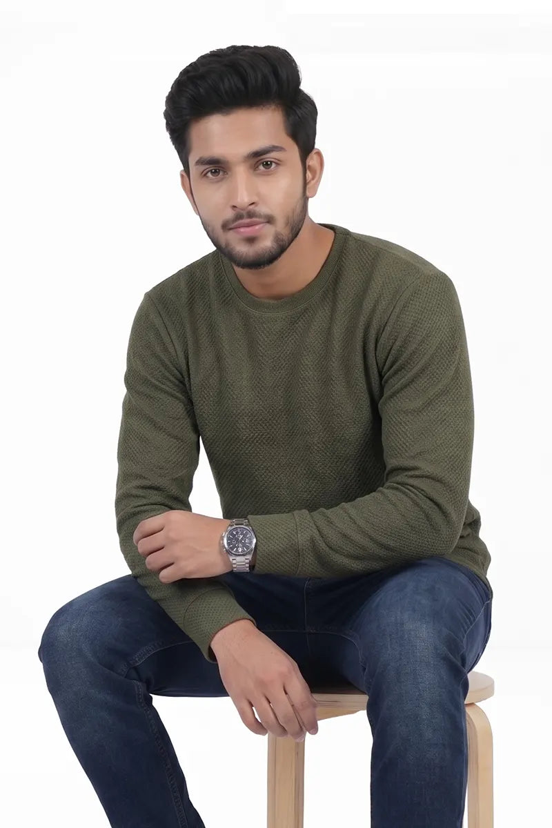 Cotton Regular Fit Sweatshirt for Men