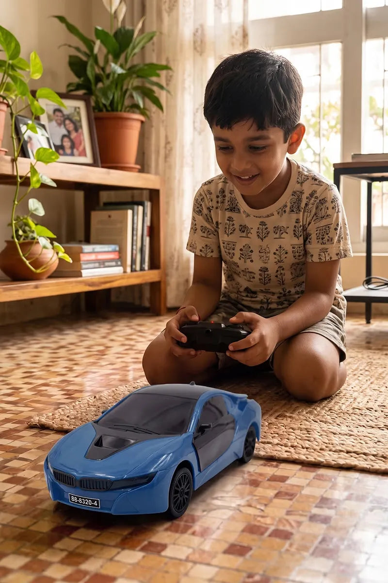 3D Light Remote Car For Kids