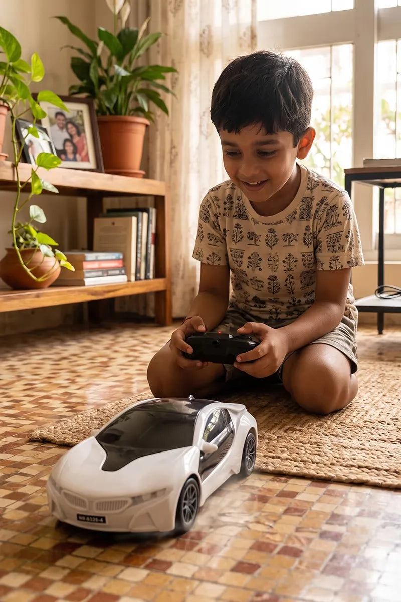 3D Light Remote Car For Kids