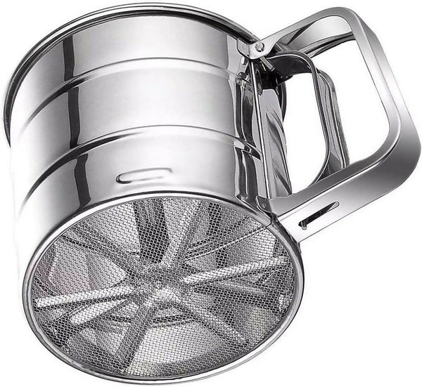 Stainless Steel Baking Flour Shifter for Smooth and Fine Baking
