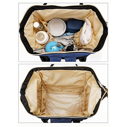 Multipurpose Large Capacity Mom’s Backpack Diaper Bag – 17 Pockets, Spacious
