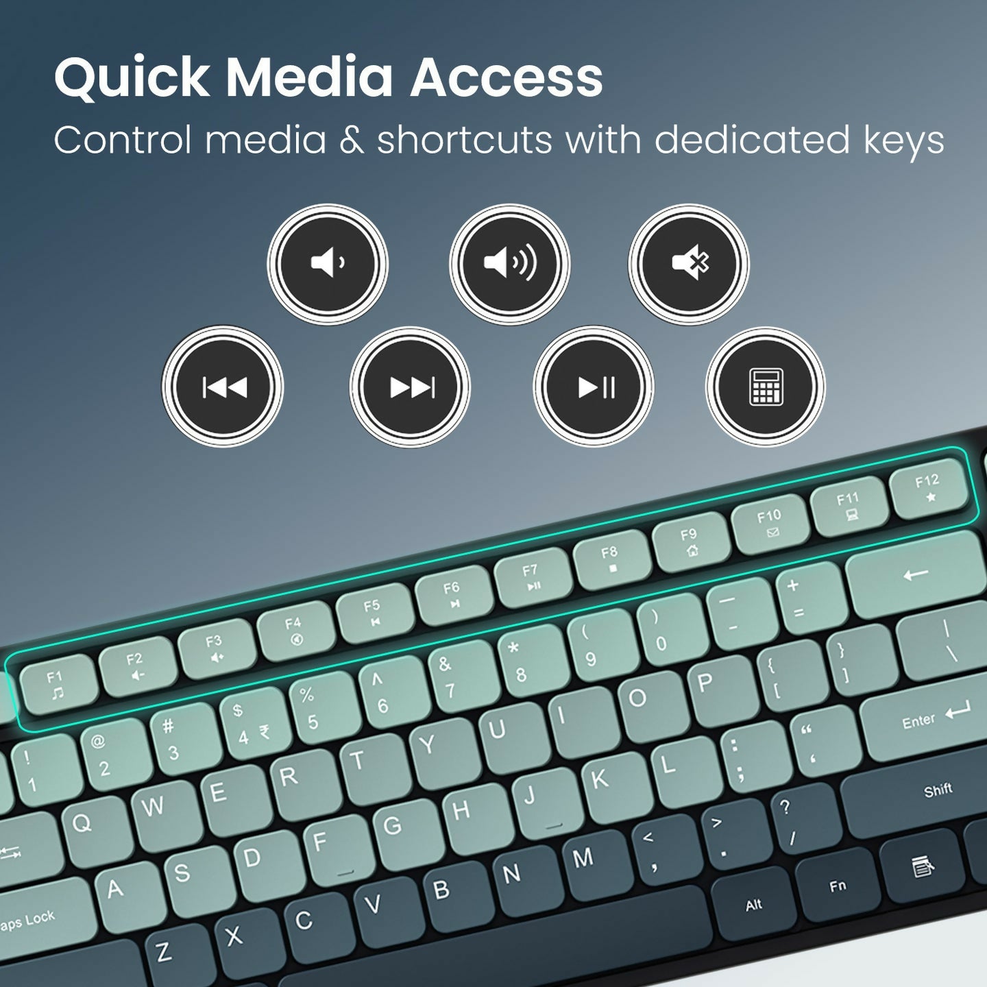 Portronics Key 11 Combo Wireless keyboard & Mouse