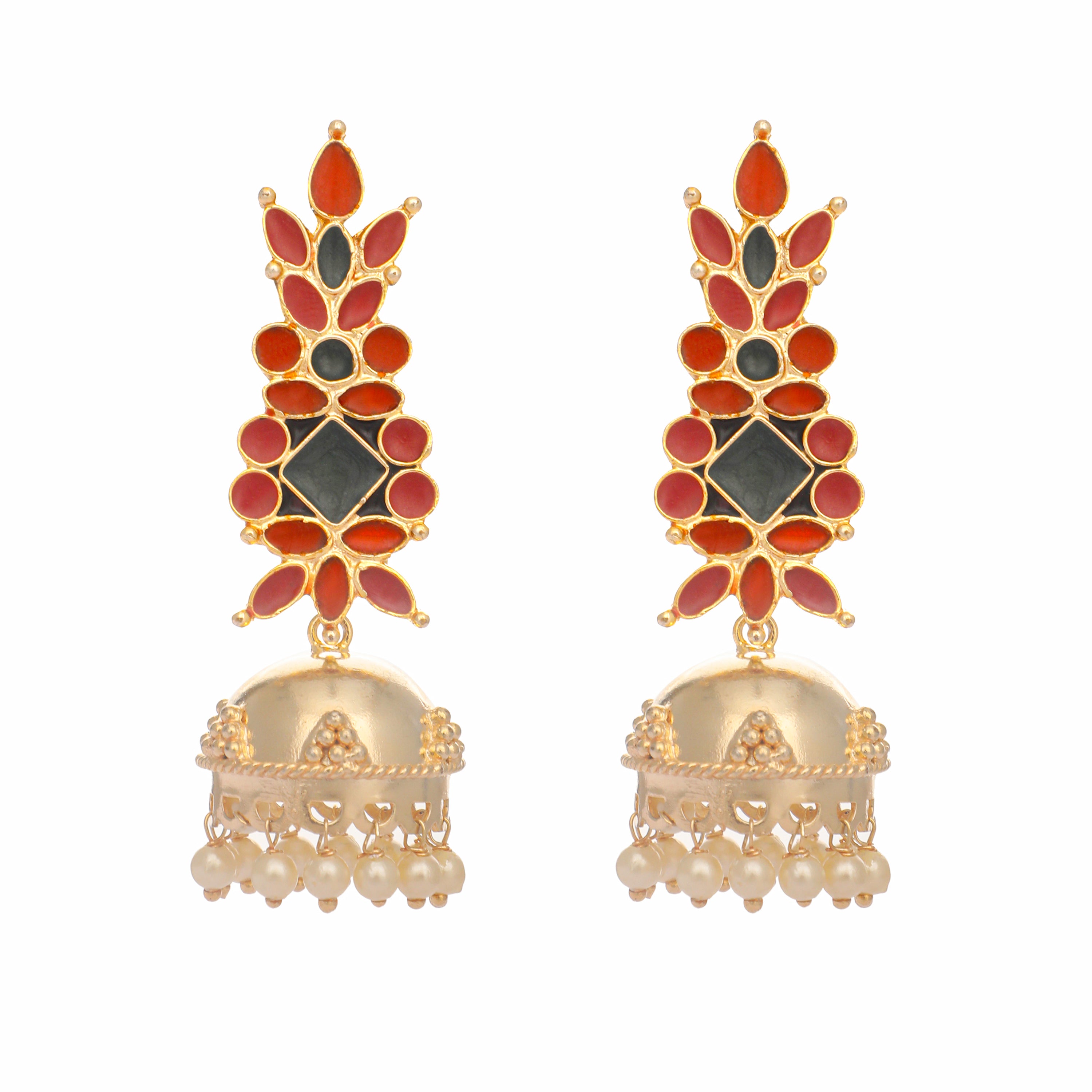 22K Gold-Plated Dome Shaped Jhumka