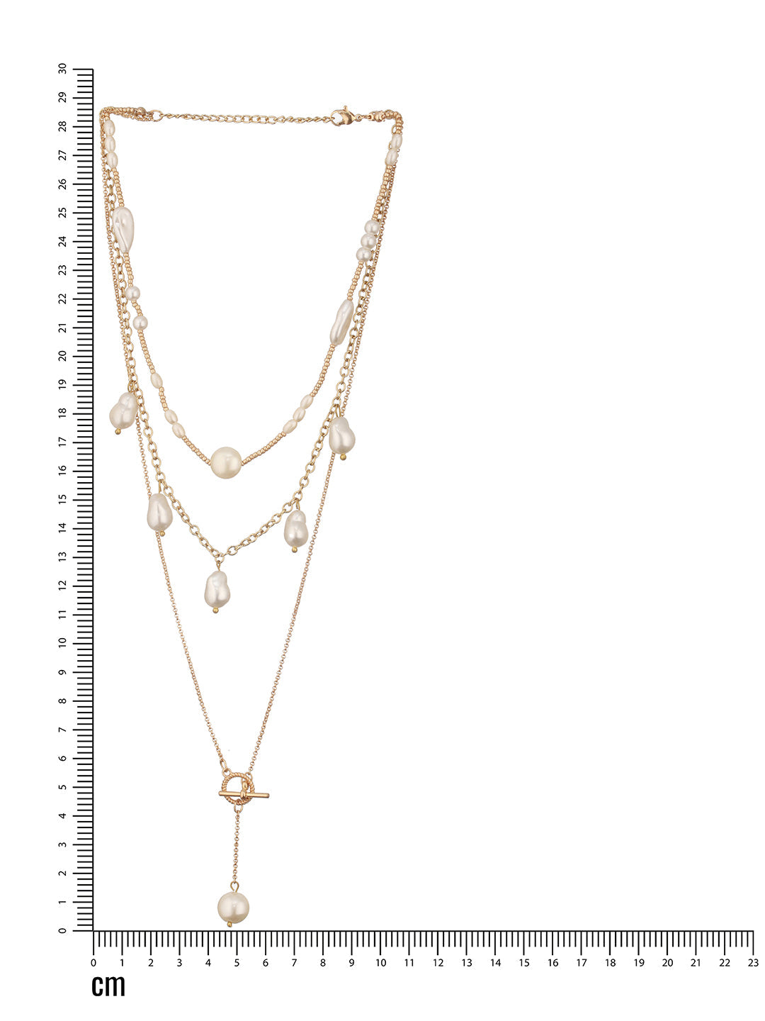 Elegant Multi-Layer Pearl & Chain Necklace ‚Äì Jazz and Sizzle