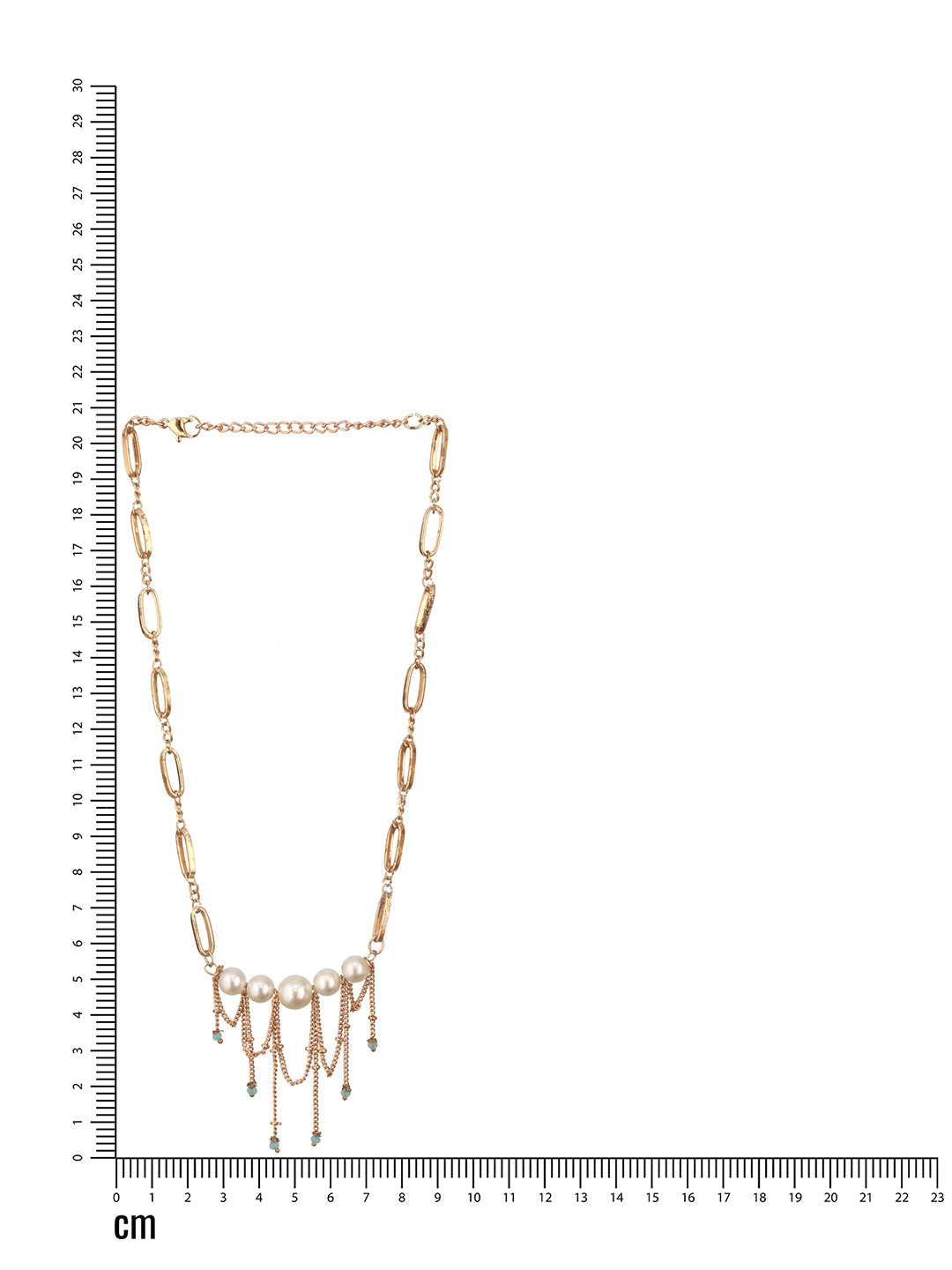 Jazz And Sizzle Set of 2 Gold-Plated Pearls & Charm Beaded Necklace Chain & Bracelet