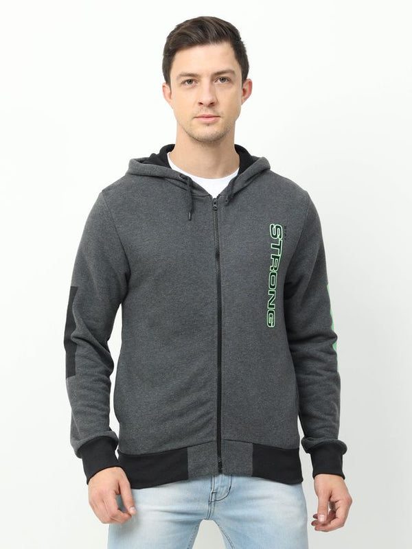 ARDEUR Mens Self Design Hoodie AH08 ARDEUR