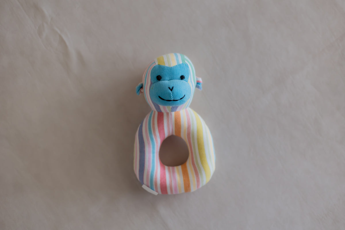 ilearnngrow Monkey Face Shaped Rattle