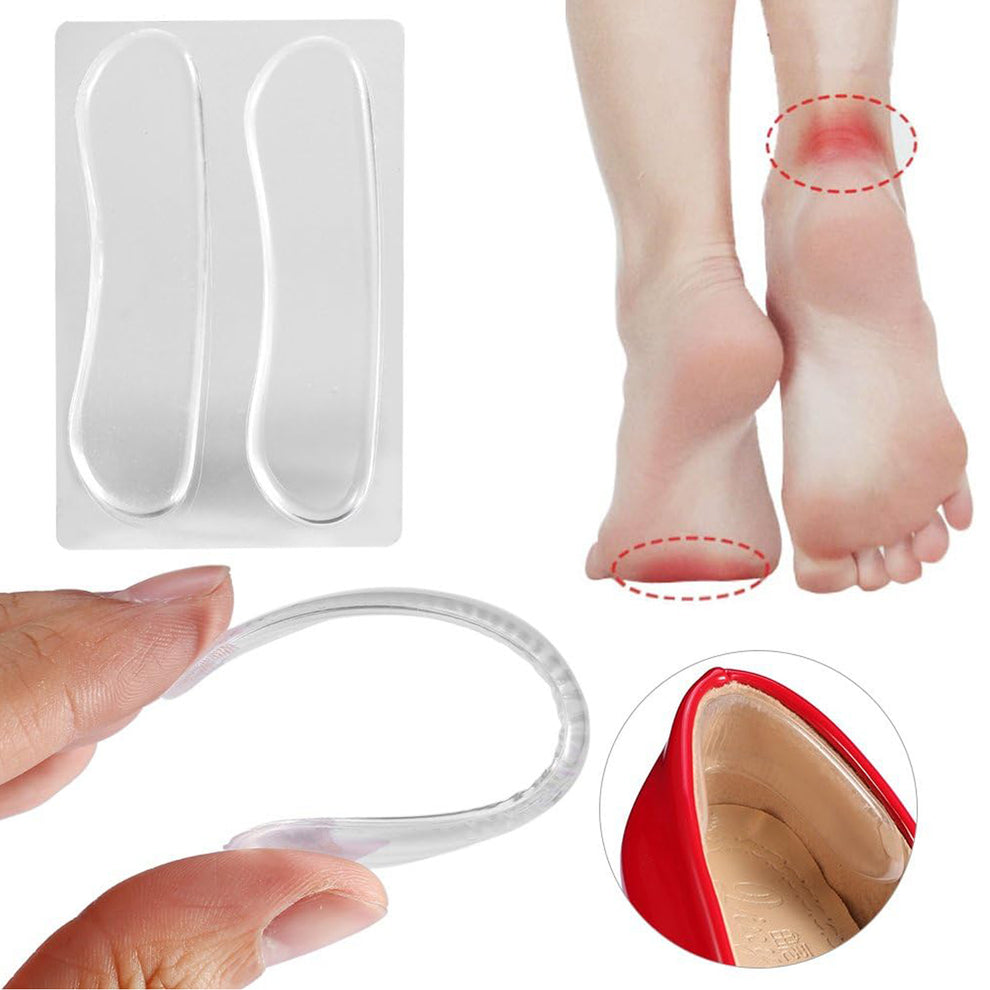 Fabric Heel Grip Pads – Anti-Slip Shoe Insoles for Heel Protection HP DD