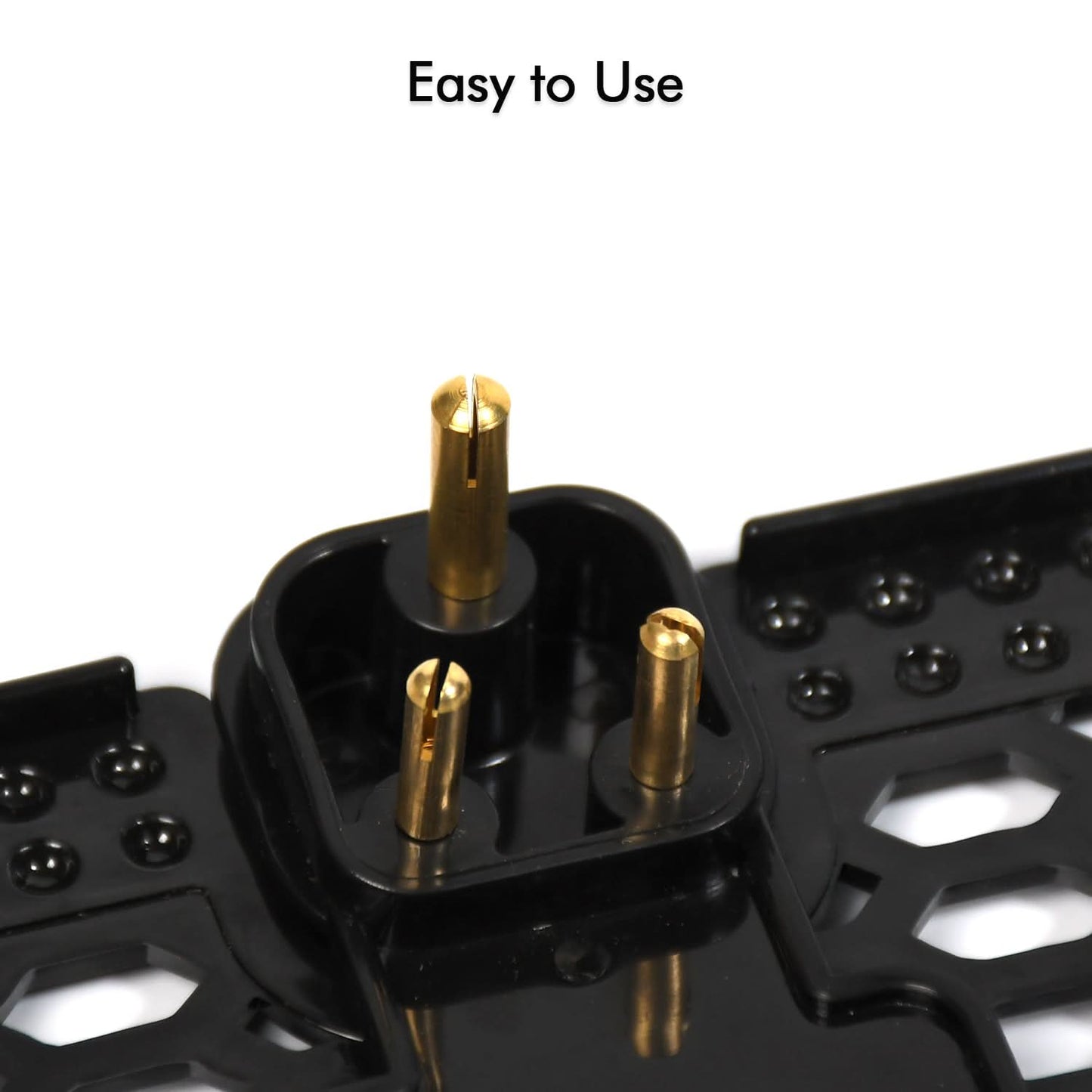 Multi-purpose Wall Holder Stand For Charging Mobile Just Fit In Socket And Hang ( Black )