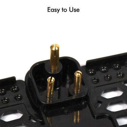 Multi-purpose Wall Holder Stand For Charging Mobile Just Fit In Socket And Hang ( Black )