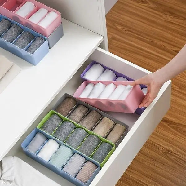 Dividers Tray Organizer Clear Plastic Bead Storage Tray (Multicolour) HP DD