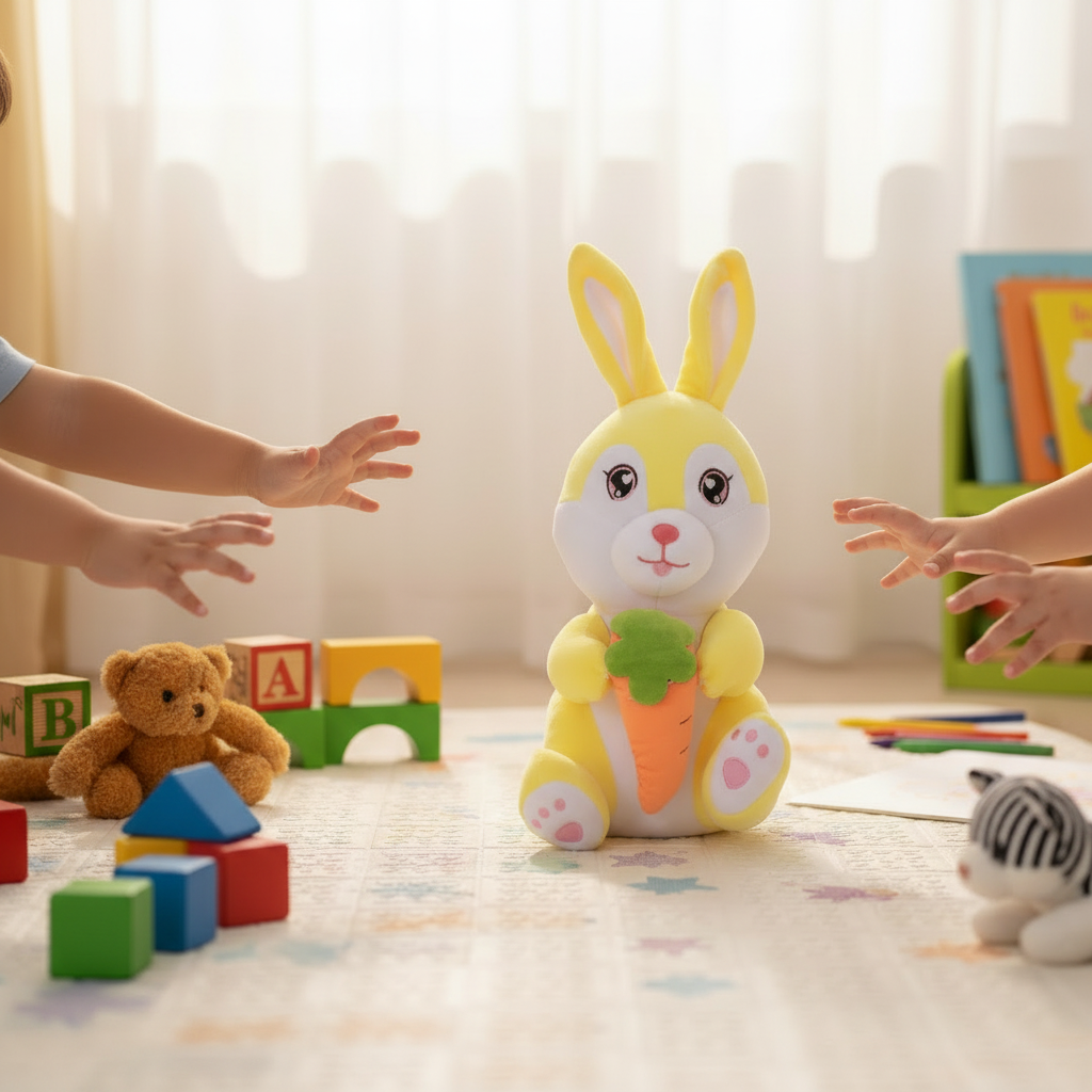 Bunny Carrot Soft Toy for Kids - 55cm SUPER