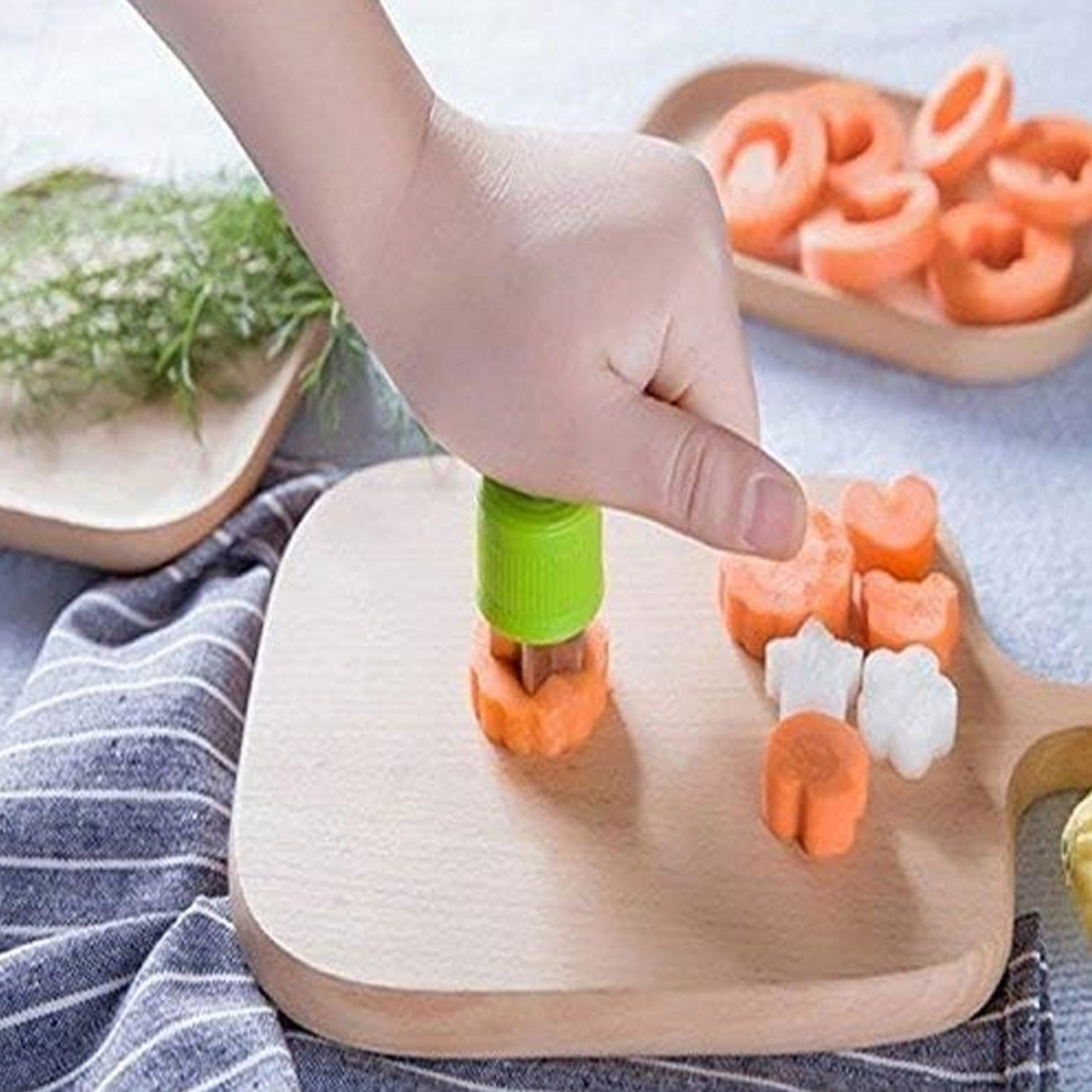 Stainless Steel Cookie Cutter Shapes Set Baking Cooking Food Decoration  (12 Pcs Set) HP DD