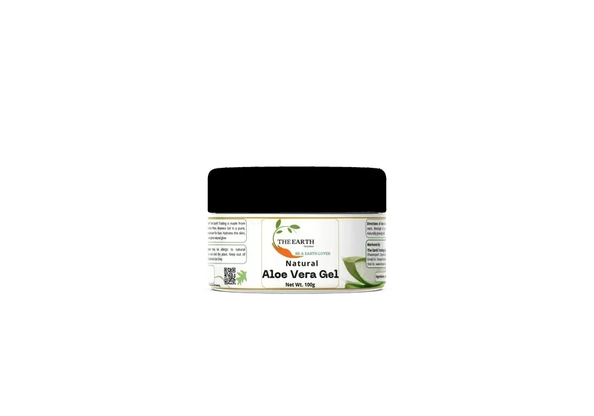 The Earth Trading Aloe Vera Soothing Gel for All types of Skin (100g) The Earth Trading company