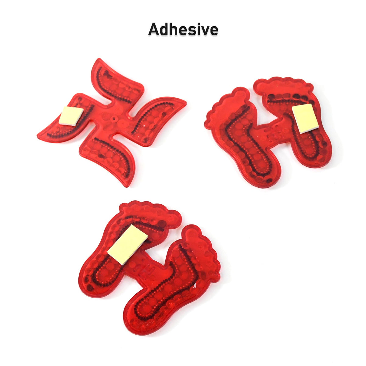 Decorative Laxmi Charan (Pagla)  Swastik Combo Set (3pc Set) HP DD
