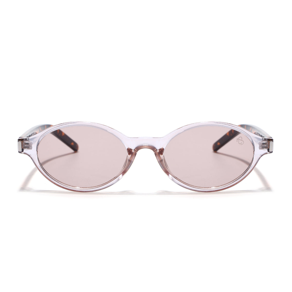 Bloom Pink Oval Sunglasses for Men and Women - view 4