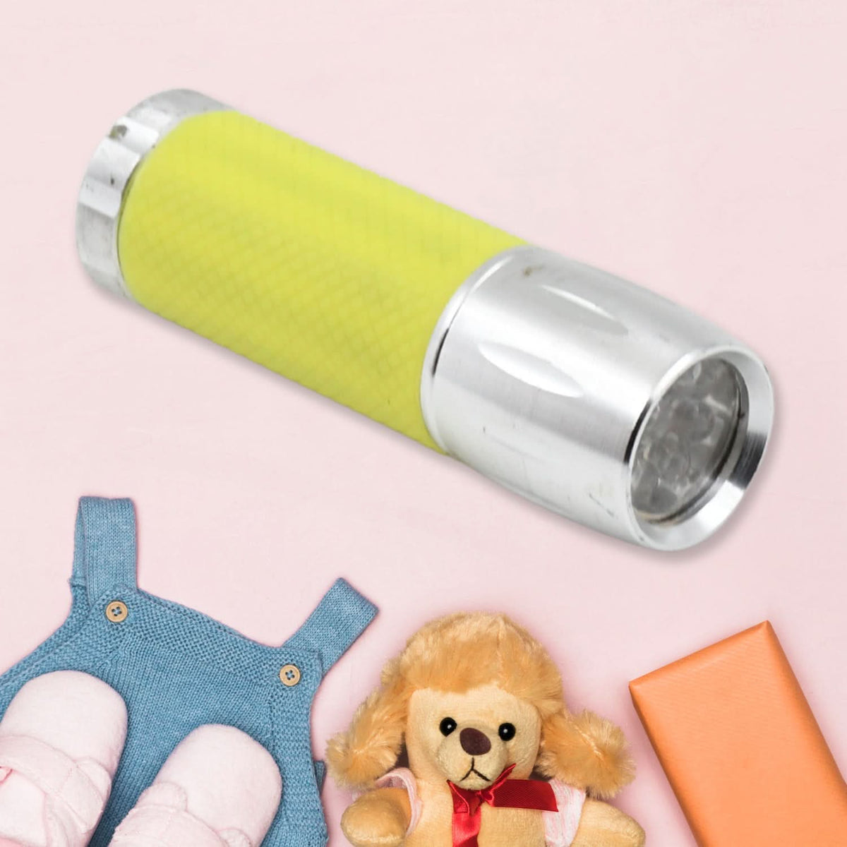 Portable Mini Torch  Flashlight 9 Led Powerful High Lumens Pen Light Easy To Carry Portable Pocket Compact Torch For Emergency 3 Battery Operated (Battery Not Included  1 Pc) HP DD