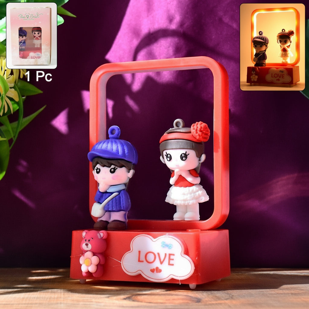 Decorative Love Couple Led Figurine Light (1 Pc)