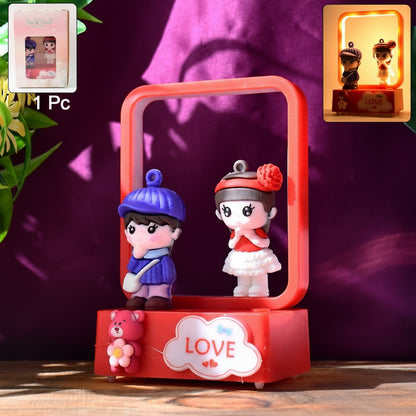 Decorative Love Couple Led Figurine Light (1 Pc)