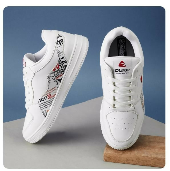 Duke Men’s White Casual Running Sneakers