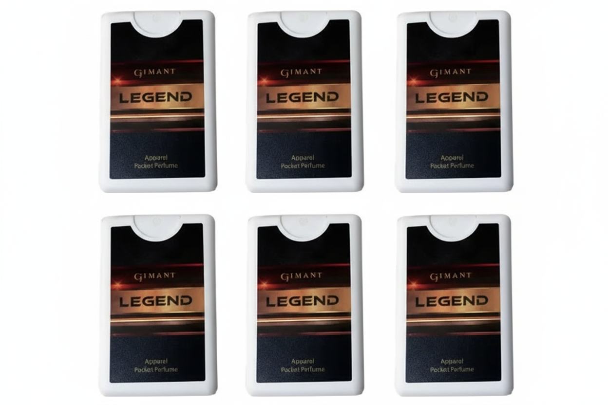 Gimani Grand Pocket Perfume 20 ML Each Eau de Perfume Black (Pack of 6) Gimanifragrances