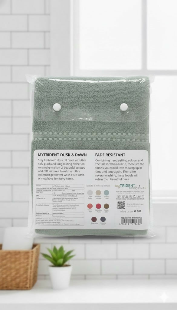 Trident Classic & Dream Hand Towel Collection with Fade Resistant & 100% Cotton (60X40 cm)