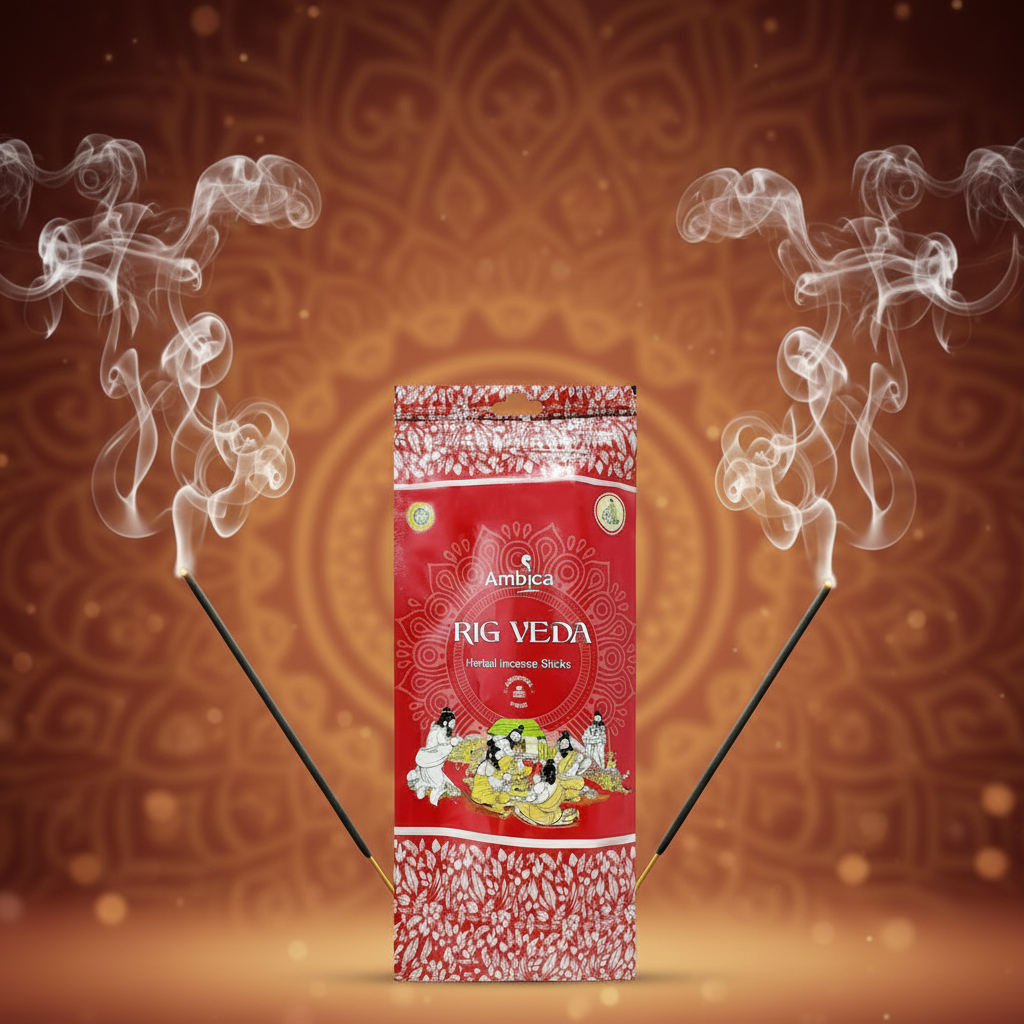 Ambica Rig Veda Agarbathies Zip 120 g HalfPe - FW -TPT
