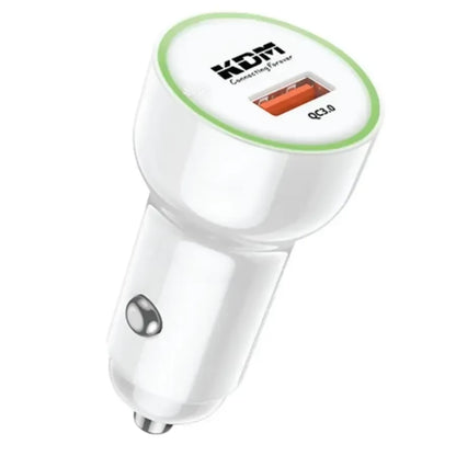 KDM – UC90 Miles Car Charger 30W power via a USB port (Multicolors)