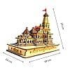 Shri Ram Ayodhya Mandir Exclusive 3D Wooden Janmabhoomi Temple - HalfPe