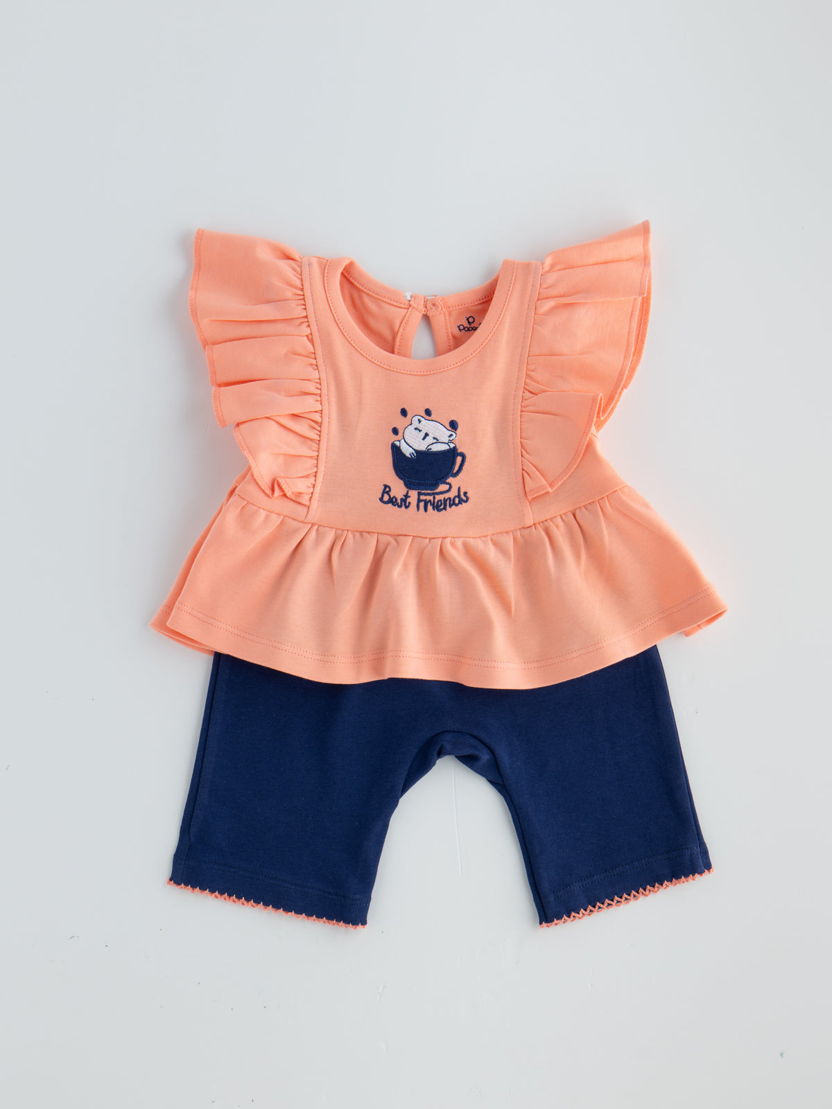Popees Fashionable Top And Pants Co-ord Set for Girls - Image 1