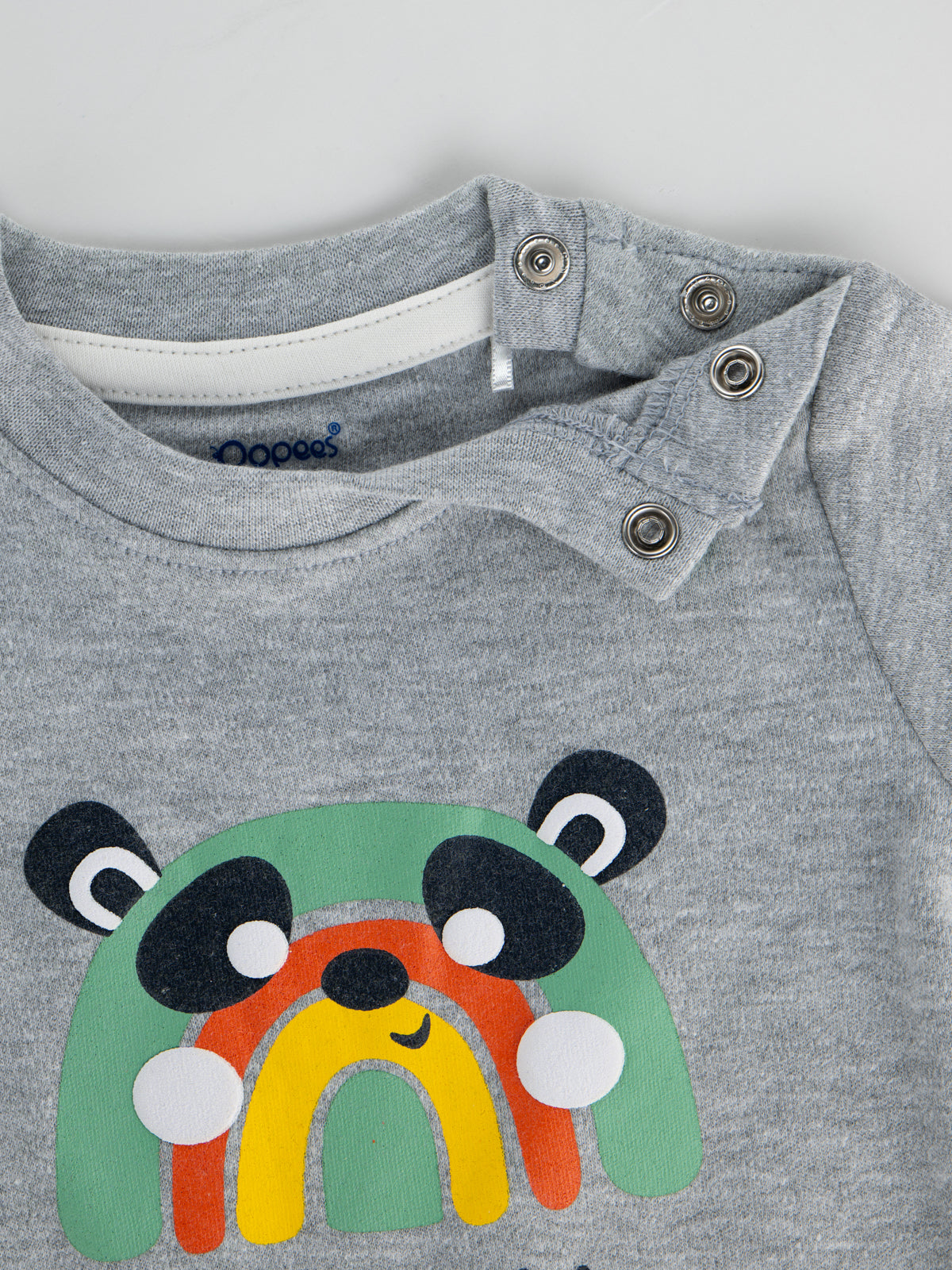 Popees Comfy & Cute Printed Half Sleeve Romper (3-18 Months) for Boys - Image 3