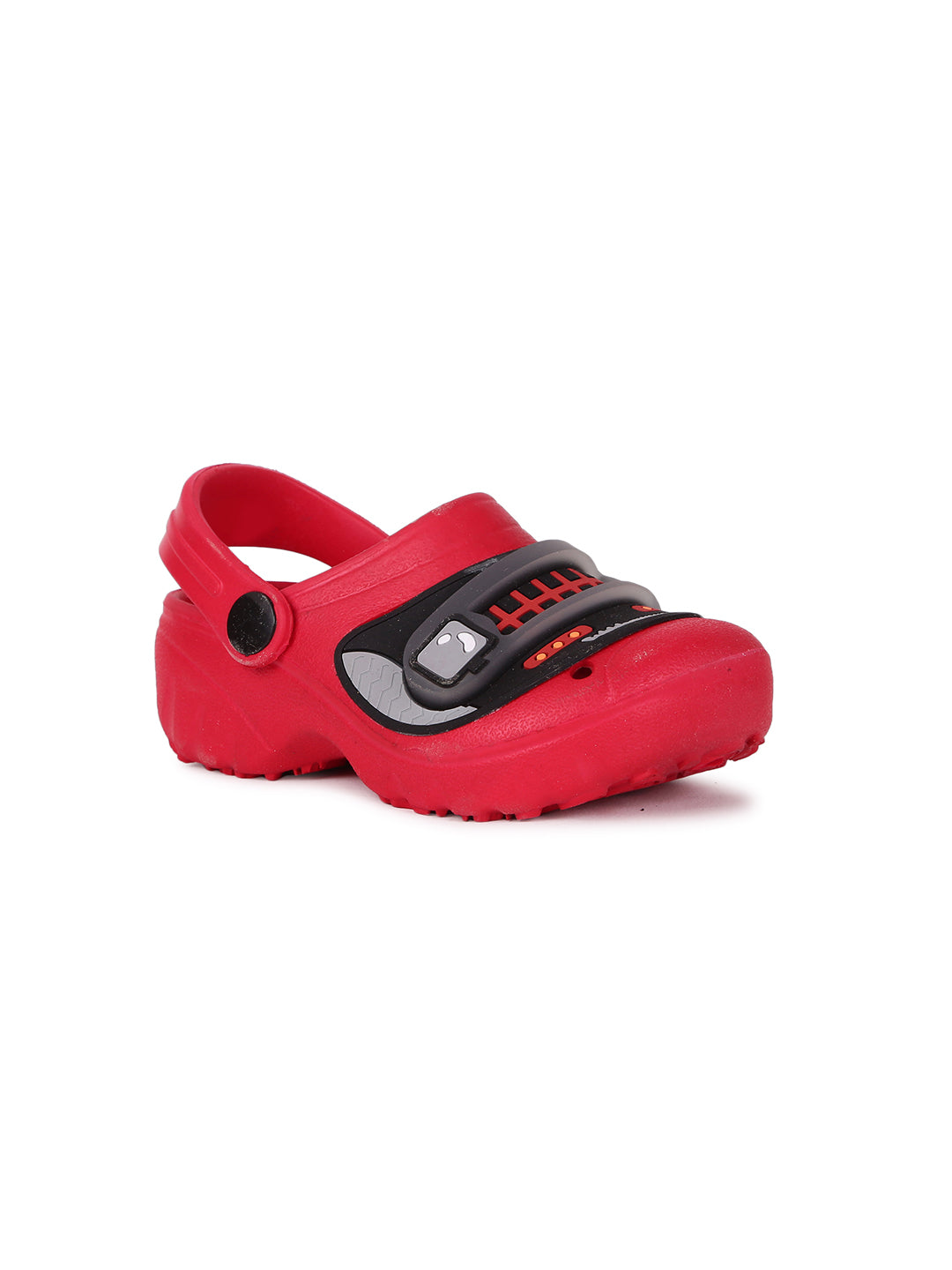 Bubblegummers Boy's Red Casual Clog Sandal - Red - View 1