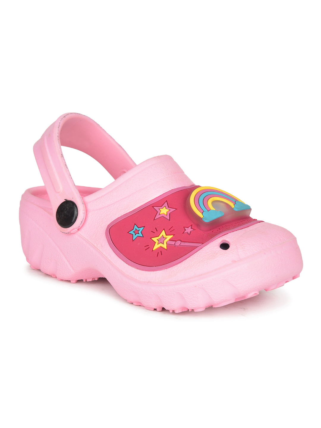Bubblegummers Girl's Pink Casual Clog Sandals - Pink