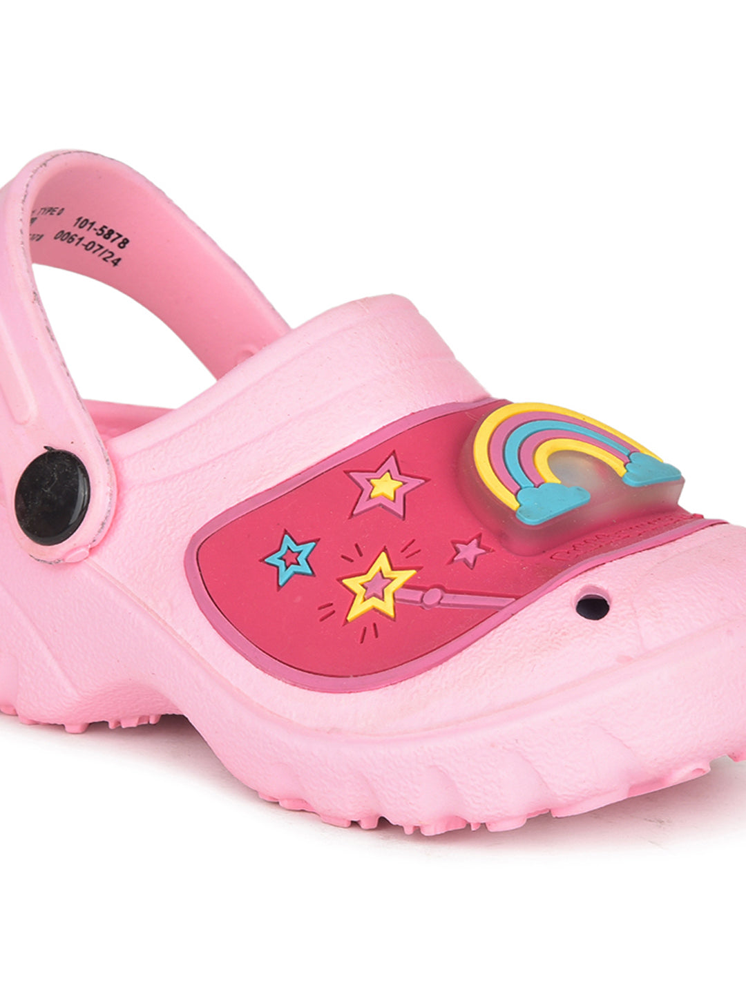 Bubblegummers Girl's Pink Casual Clog Sandals - Pink