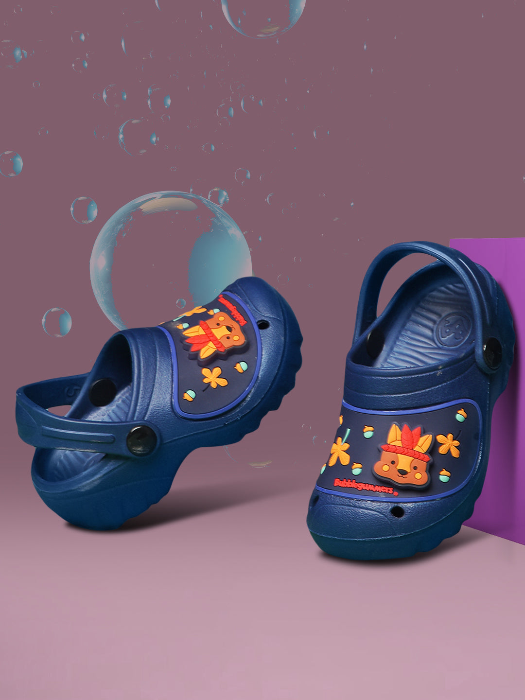 Bubblegummers Boy's Blue Casual Clog Sandal - Blue - View 6