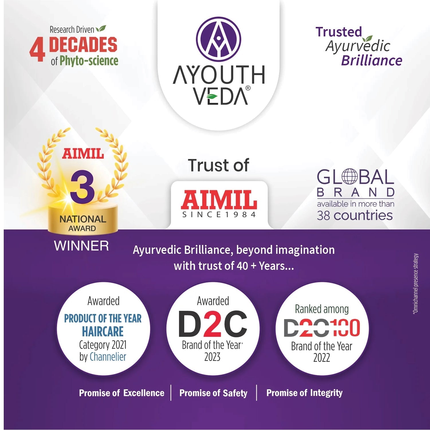 Ayurvedic TotalCare 360 toothpaste Pack of 3 (100 gm) Aimil Ayouthveda