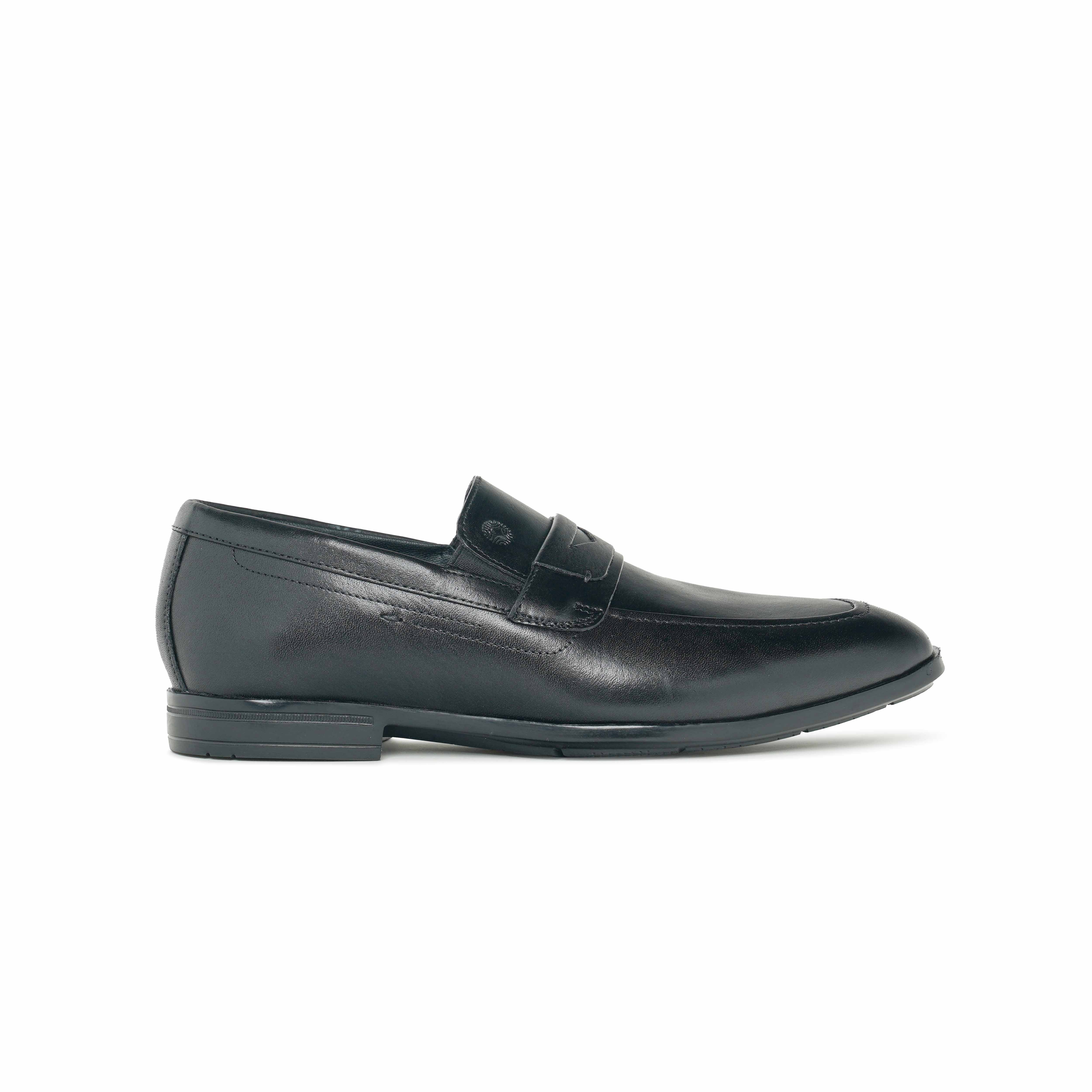 The Manchester Ruosh Men Black Penny Loafer