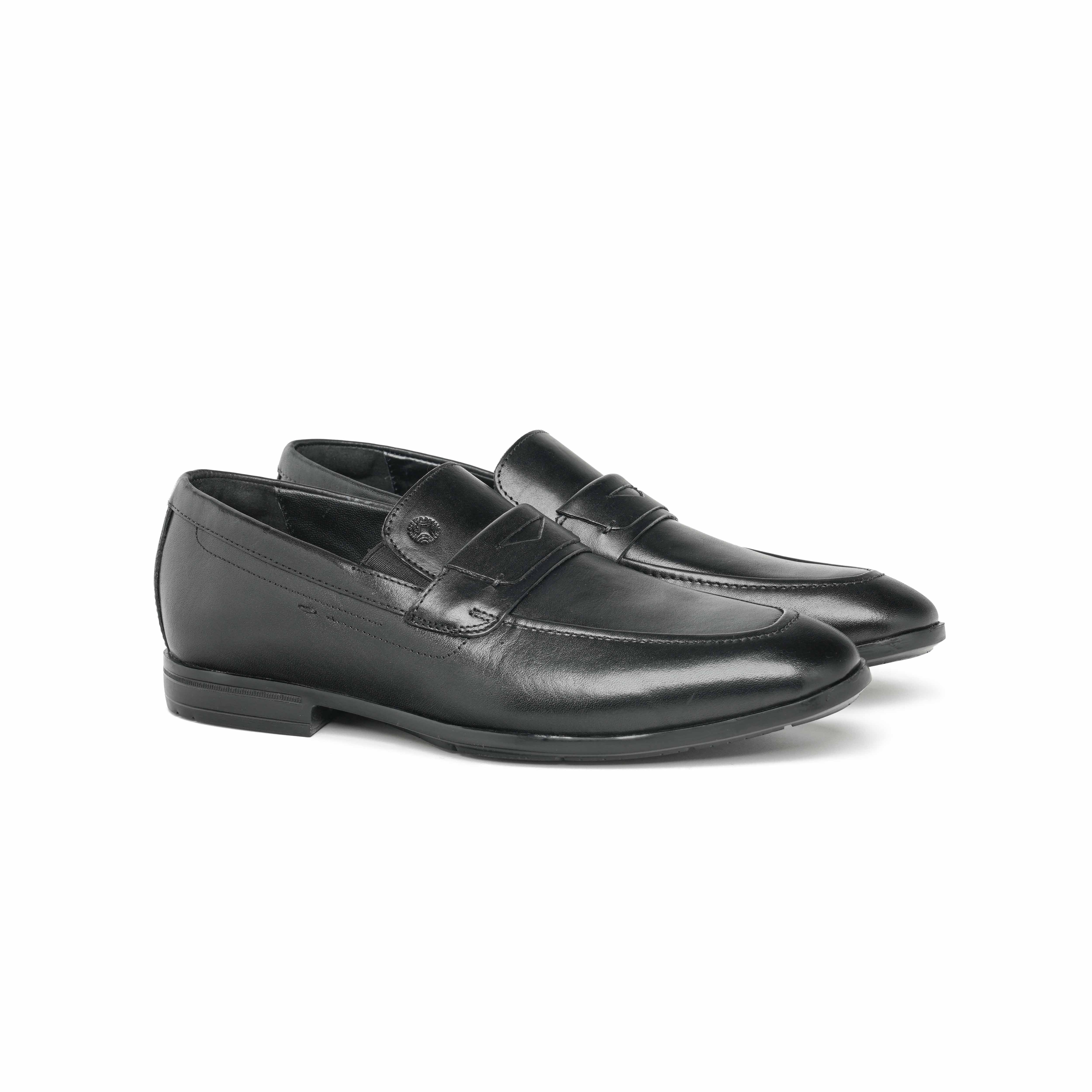 The Manchester Ruosh Men Black Penny Loafer