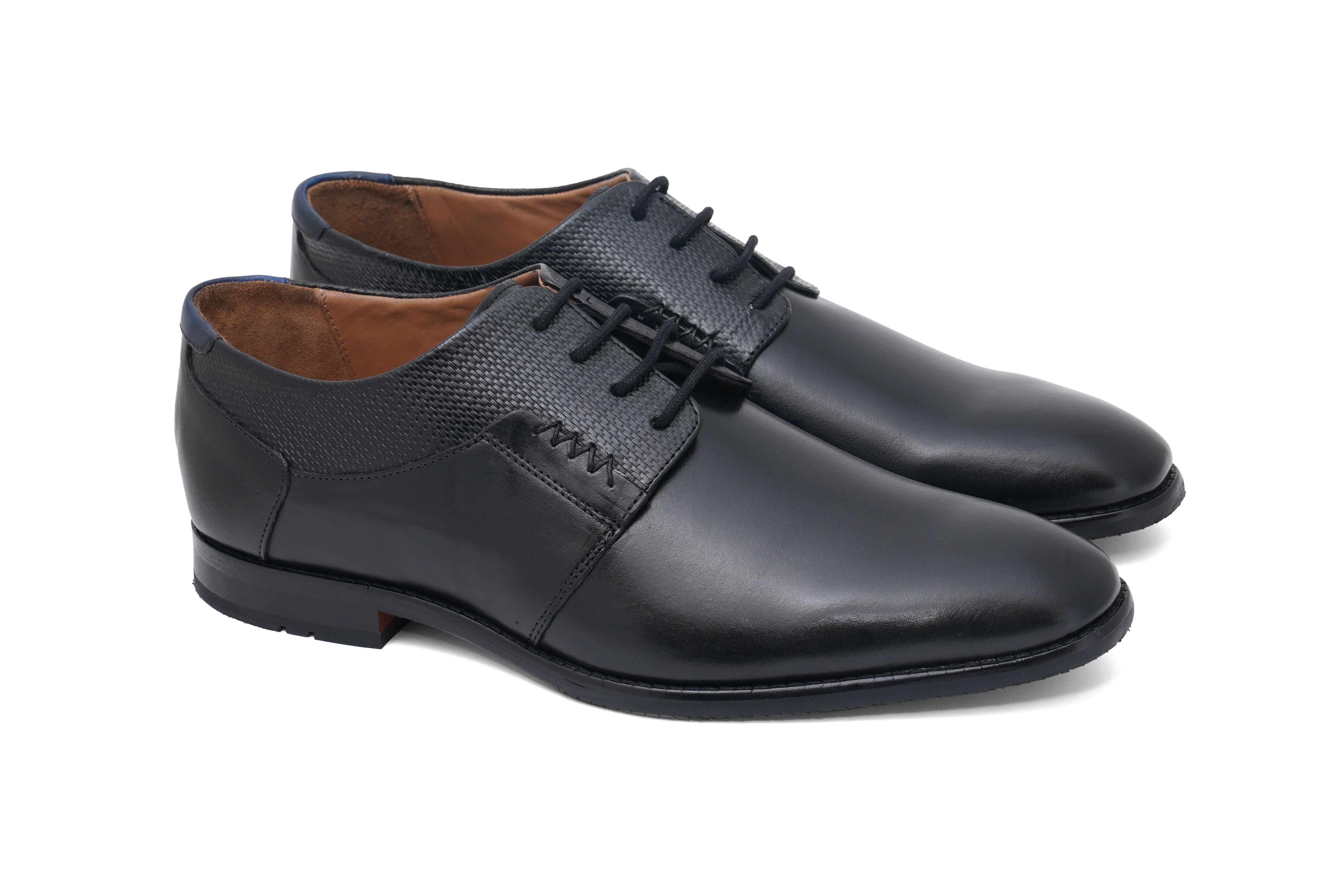 The Colombo Ruosh Men Black Formal Lace-Up