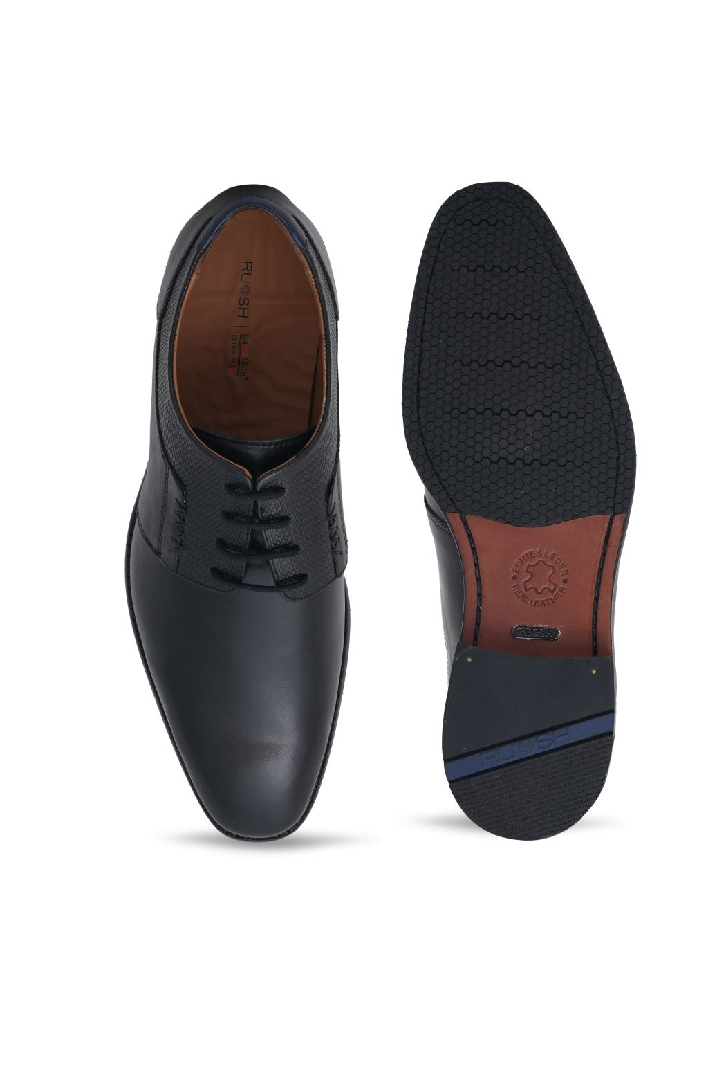 The Colombo Ruosh Men Black Formal Lace-Up