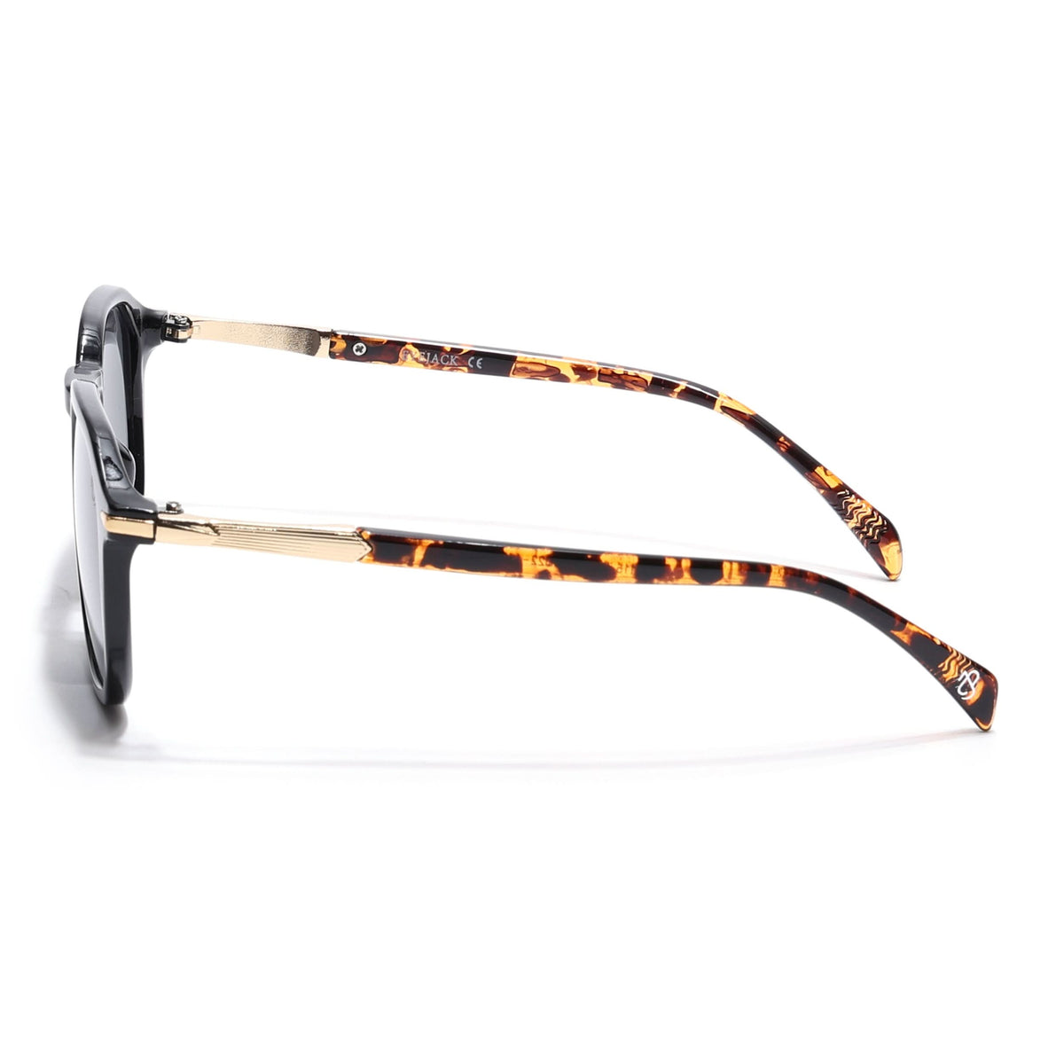 Eyejack Black Square Sunglasses for Men and Women - Style 1085 - view 7