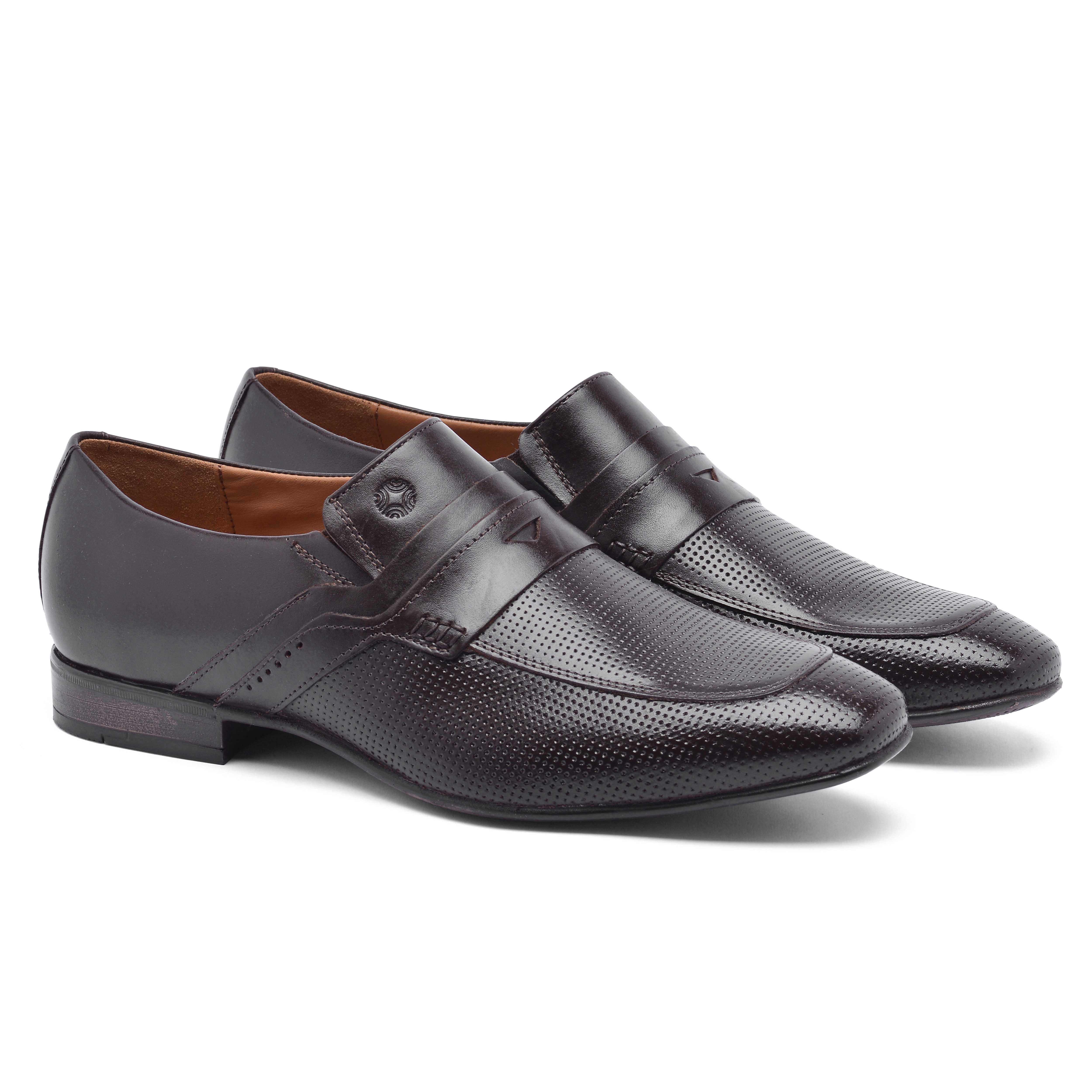The Mattia Ruosh Men Brown Formal Slip-On